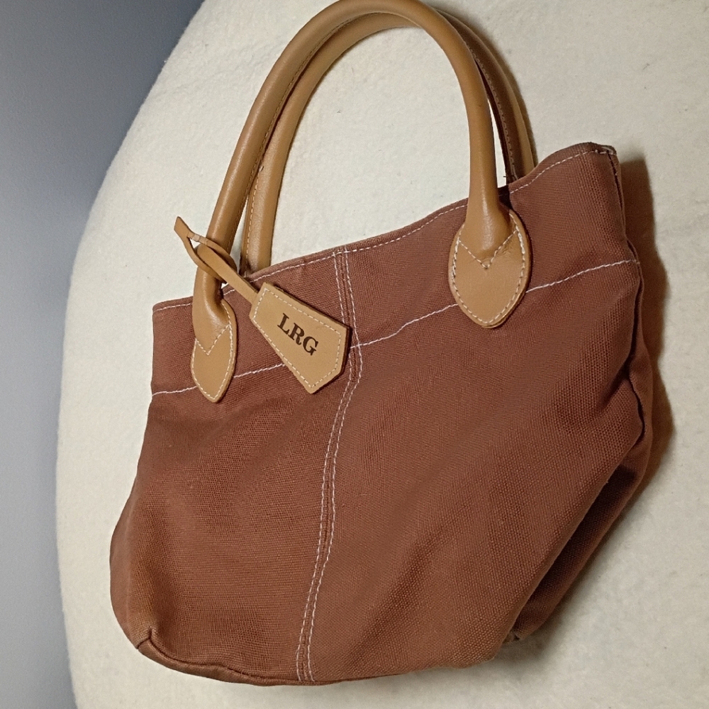 Lillian Vernon Brown Tote Bag